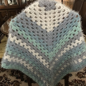 EASY BEGINNER'S Granny Square Scarf or Shawl
