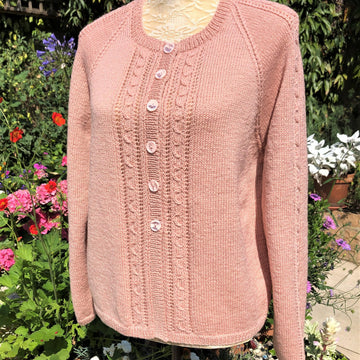 Sophia, 4 Ply Raglan Cardigan