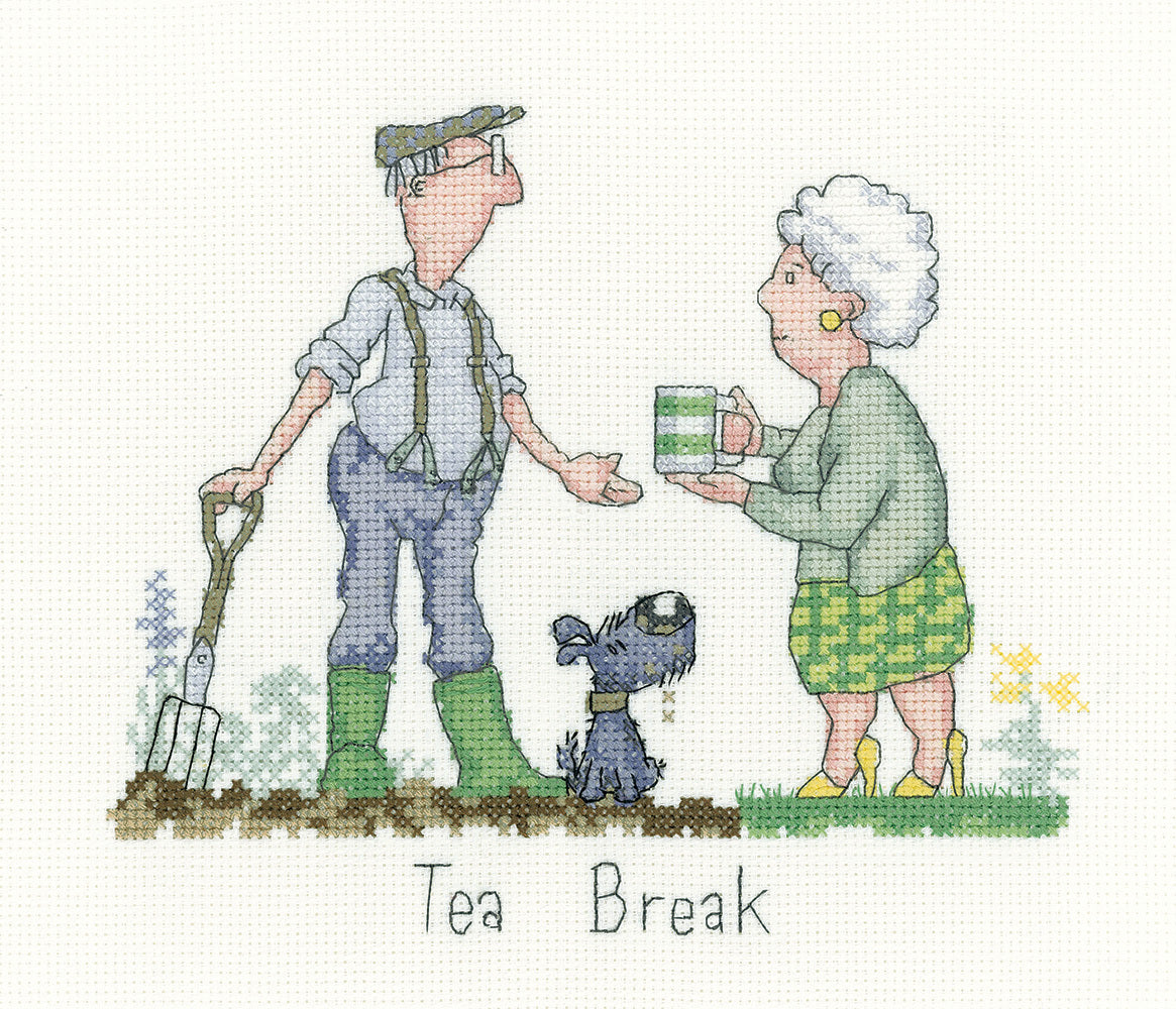 Heritage Tea Break Cross Stitch Kit