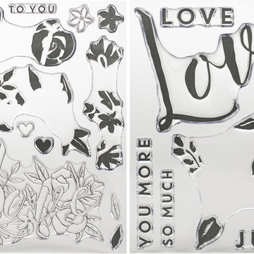 Concord & 9th Clear Stamps 4"X6" & 6"X8" - Just Love