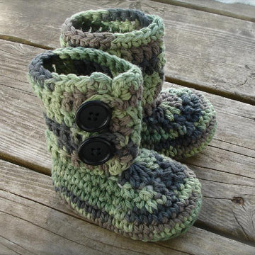 Button Loop Booties - Infant Sizes