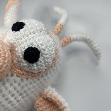 White troll & mouse amigurumi