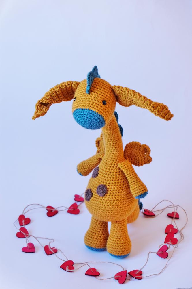 Crochet Dragon and Dino 2 in 1