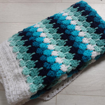 Waves and Pebbles Blanket