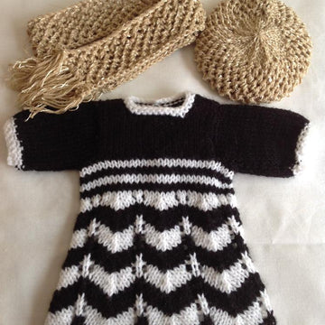 City Chic; Chevron dress for 18" dolls