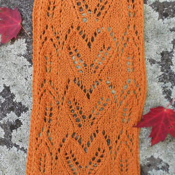 Fall Foliage Lace Scarf