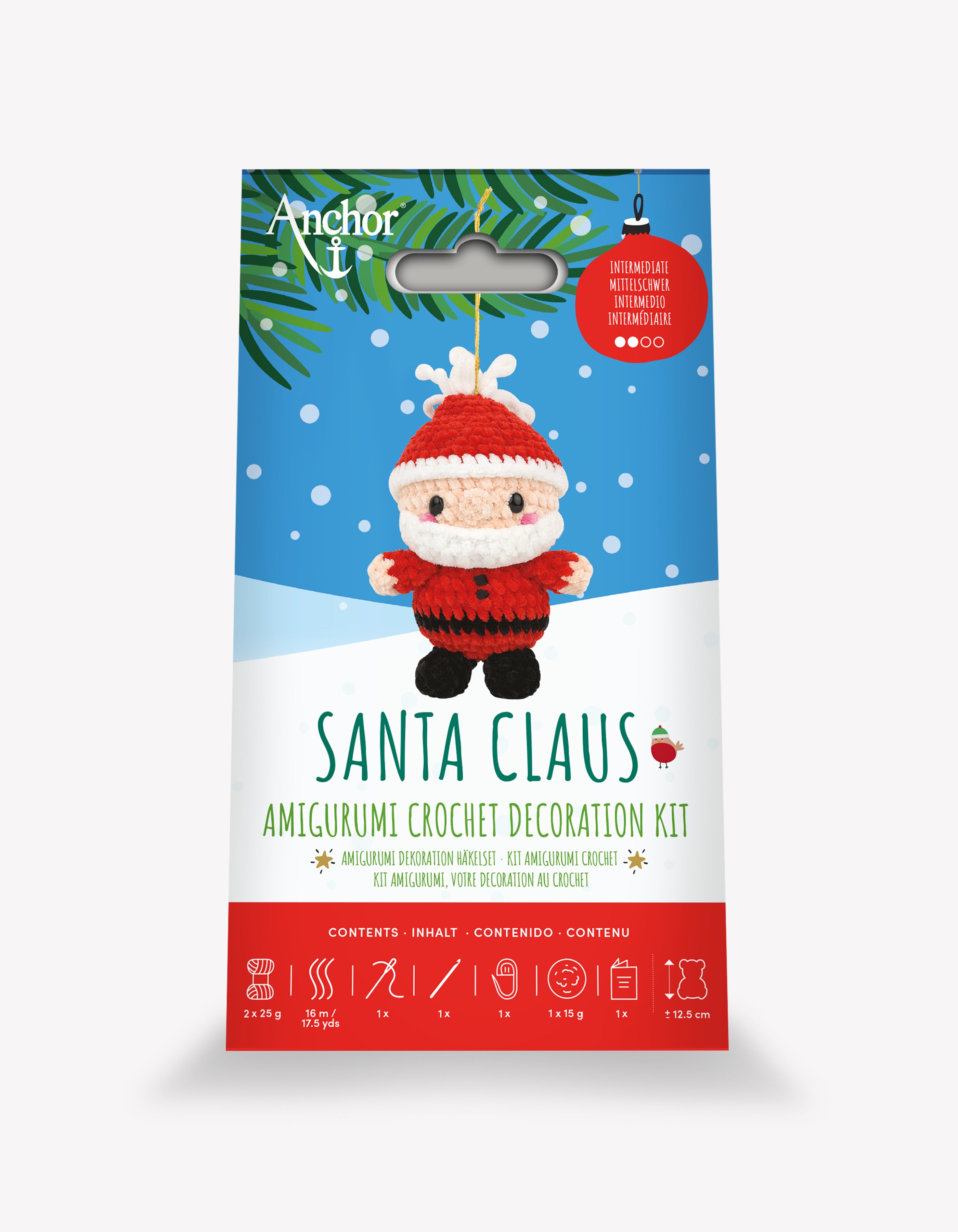 Anchor Festive Amigurumi Kit - Santa Claus