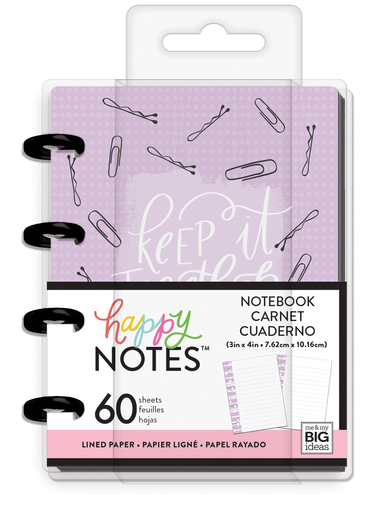 Happy Planner Micro Memo Book W/60 Sheets - Keep It Together