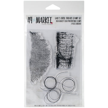 49 And Market Clear Stamps 4"X6" - Gabi's Loose Threads