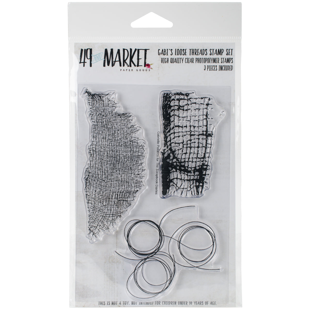 49 And Market Clear Stamps 4"X6" - Gabi's Loose Threads