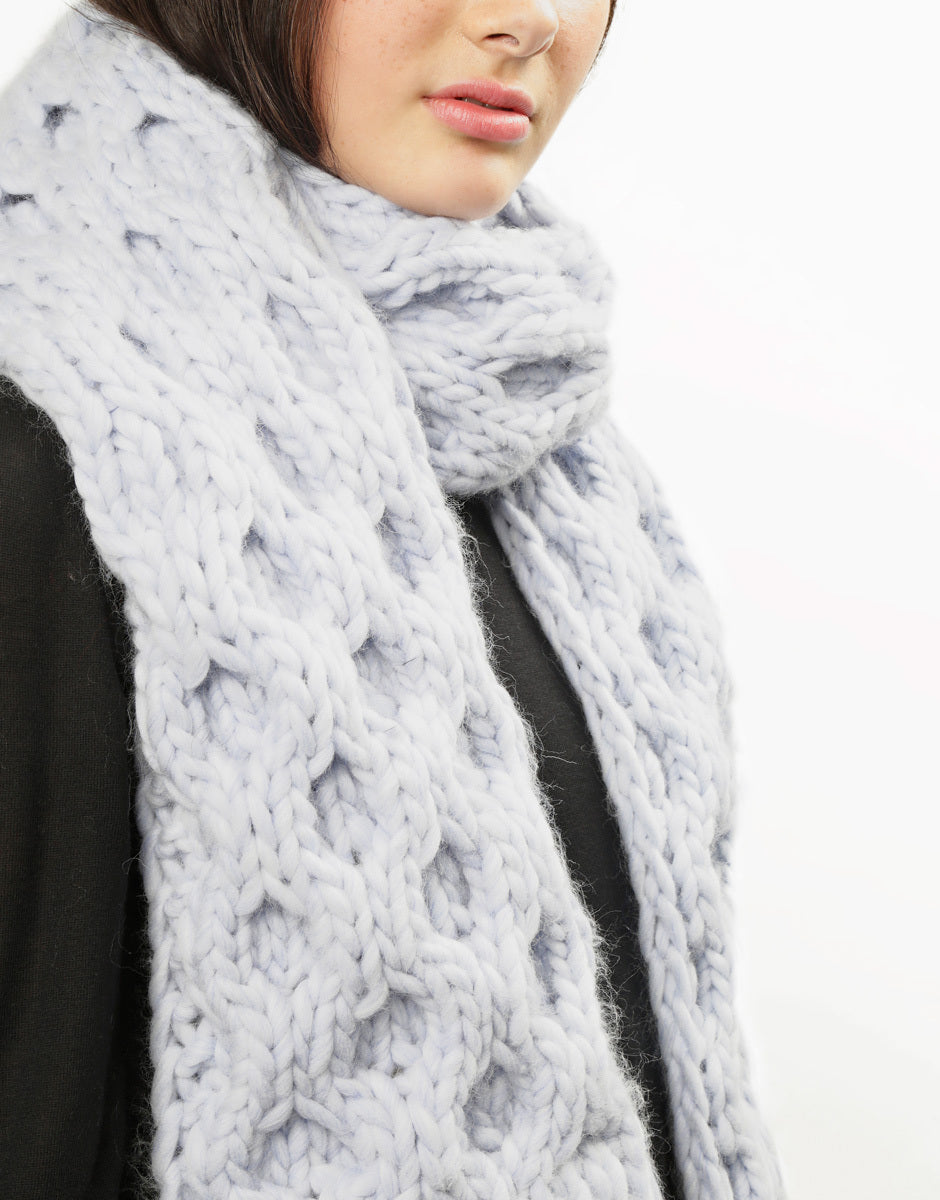 Love Buzz Scarf in Wool and the Gang Crazy Sezy Wool - Downloadable PDF