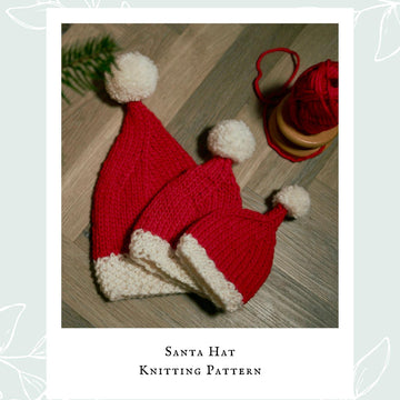 Santa Hat Knitting Pattern