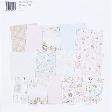P13 Double-Sided Paper Pad 12"X12" 12/Pkg - Baby Joy, 6 Designs/2 Each +