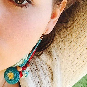 Mandala Flower Earring Beads