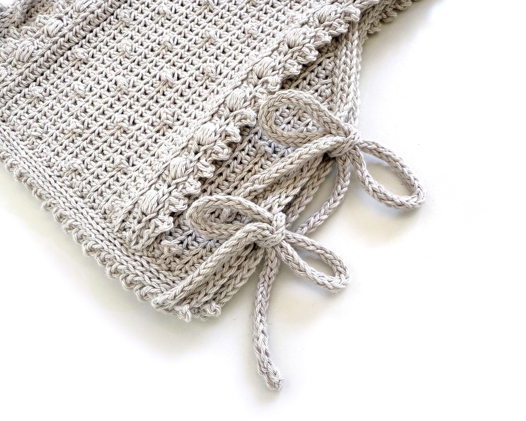 4-6 years – PICOTS Crochet Vest Pattern