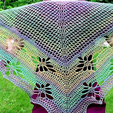 Jaali Crocheted Shawl Variations