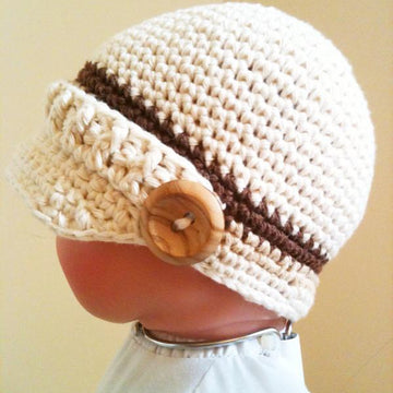 Oxleyham Newsboy Baby Hat Crochet Pattern