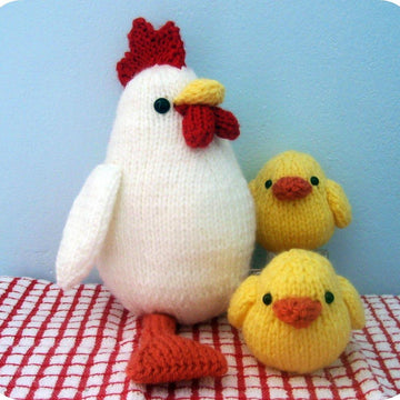 Hen and Chicks Knit Pattern