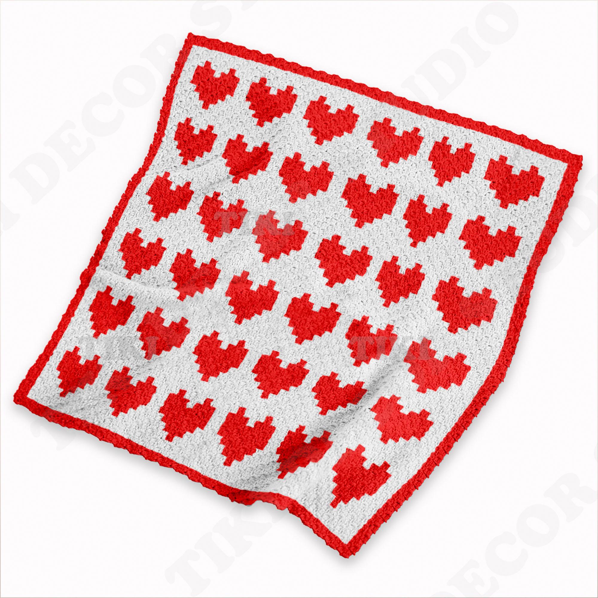 BUNDLE | 5 Various Blanket C2C Crochet Patterns | Beginner-friendly