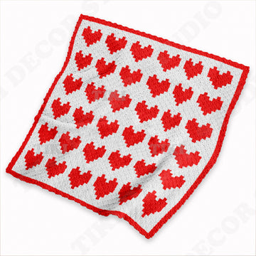 BUNDLE | 5 Various Blanket C2C Crochet Patterns | Beginner-friendly