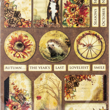 Ciao Bella Double-Sided Creative Pack 90lb A4 9/Pkg - Sound Of Autumn, 9 Designs/1 Each