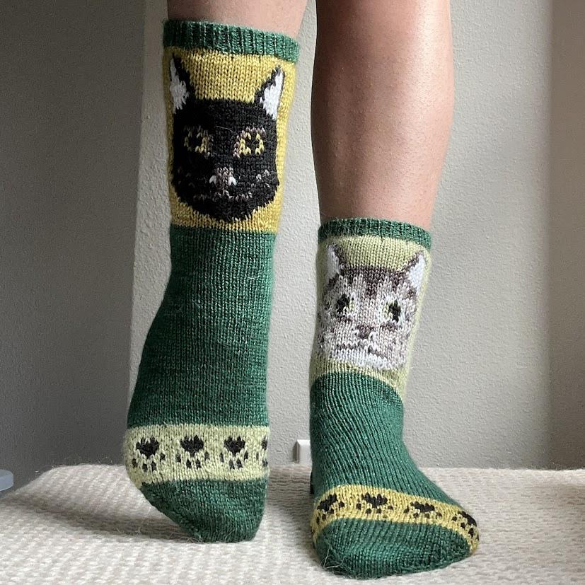 I Love My Cat! Socks