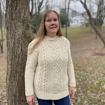 Bonnie's Aran Cabled Sweater