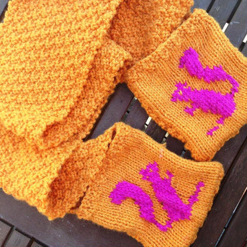 Squirrel Pocket Scarf