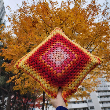 Sunset Dream Granny Cushion