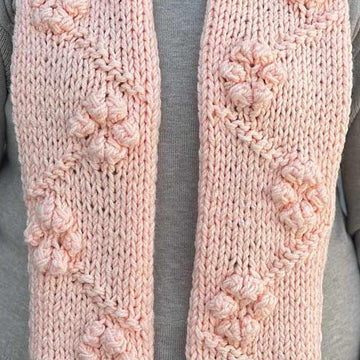 Bobble Flower Scarf