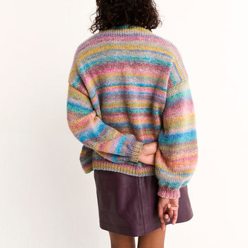 Healing Crystal Cardigan Knitting Pattern in Sirdar Jewelspun With Wool Chunky - Downloadable PDF