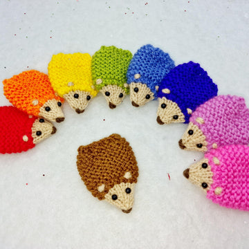Rainbow Hedgehog Creme Egg Covers
