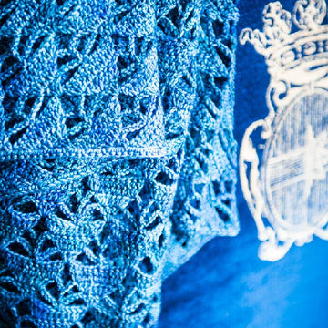 Pyramids shawl