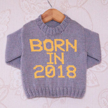 Intarsia - Born in 2018 - Childrens Sweater