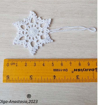 Crochet snowflake 25