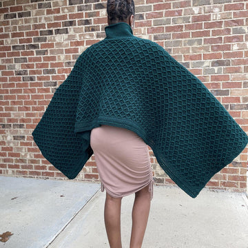 Draped in Diamonds Poncho
