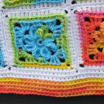 Starburst Granny Square Blanket (UK)
