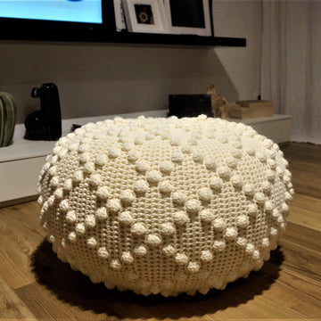Crochet Rombo Pouf Small and Middle Size
