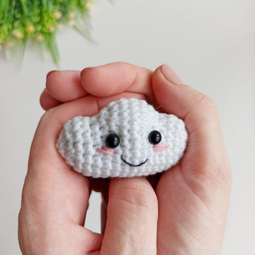 Crochet cloud pattern