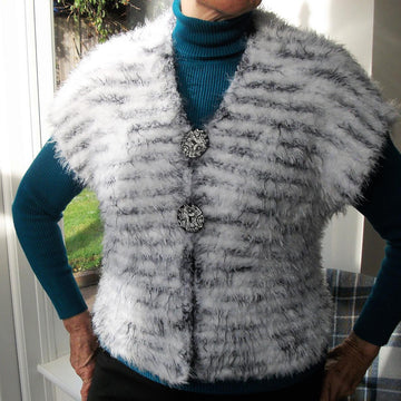 2 Tone Bolero With Side Slits