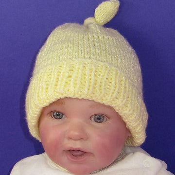 Baby Topknot Beanie Hat