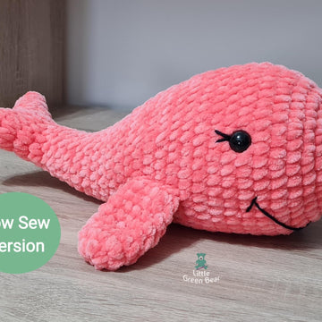 Wesley the Whale - US Terminology - Amigurumi