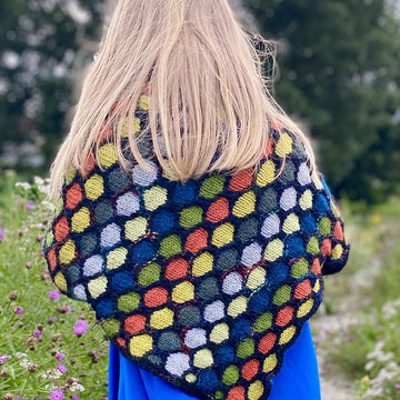 Honeycomb Poncho for Miss