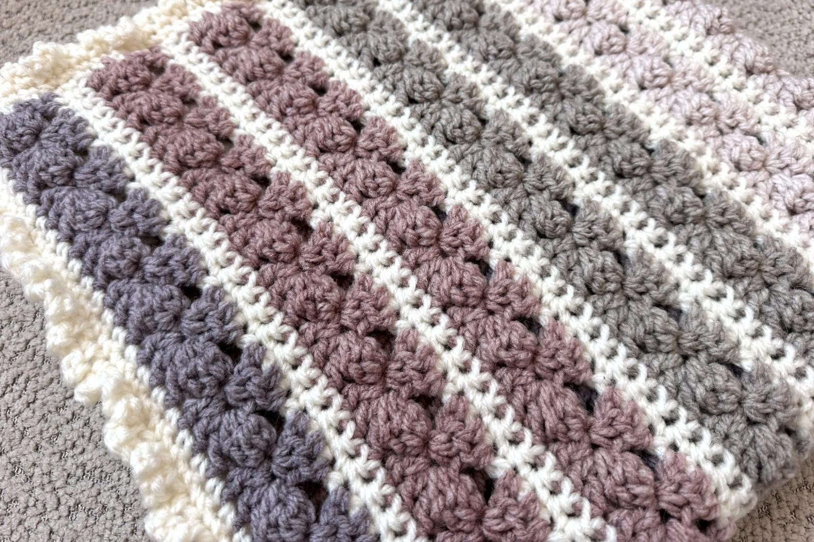 Blushing Blooms Baby Blanket
