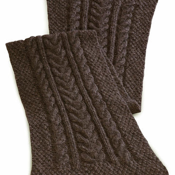JULIEN - Men's Spike Cable Shawl