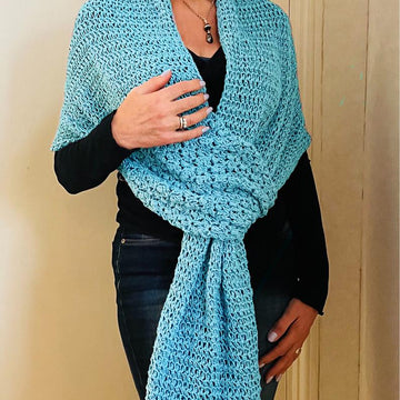 ITS A WRAP SLIP KNOT SUMMER SHAWL