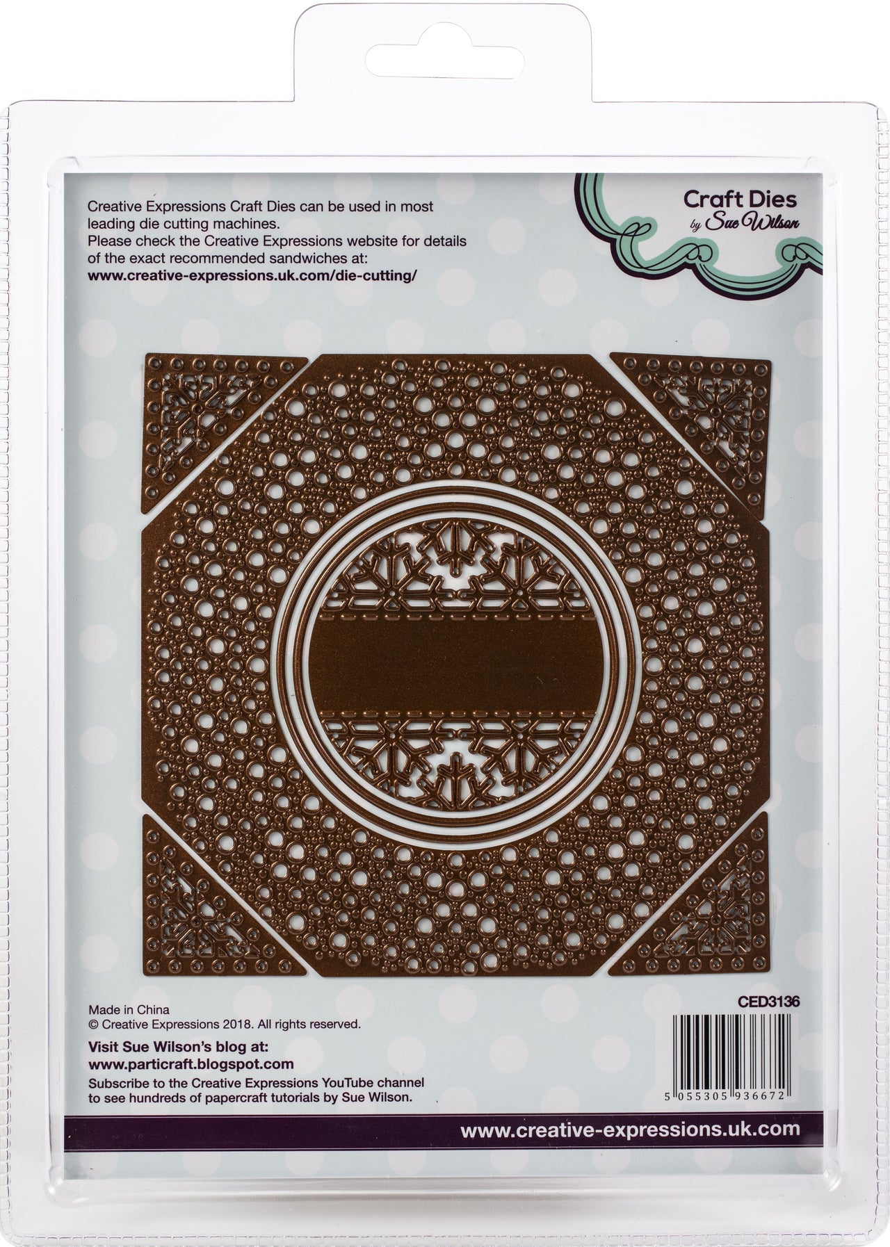 Creative Expressions Festive Craft Dies By Sue Wilson - Snow Fall Background