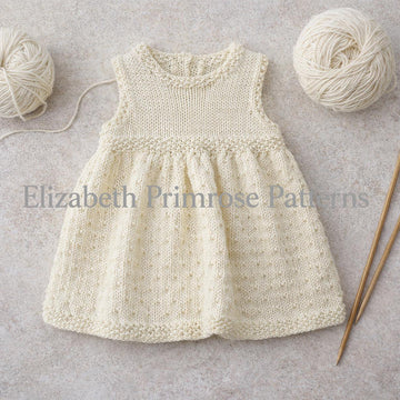 Dewdrop Dresses Knitting Pattern P122 | Dolls Clothes | Elizabeth Primrose Patterns