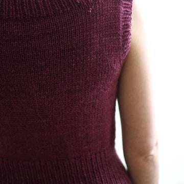 Ribbed Pullover Vest