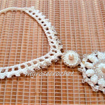 Crochet Classic Beaded Necklace